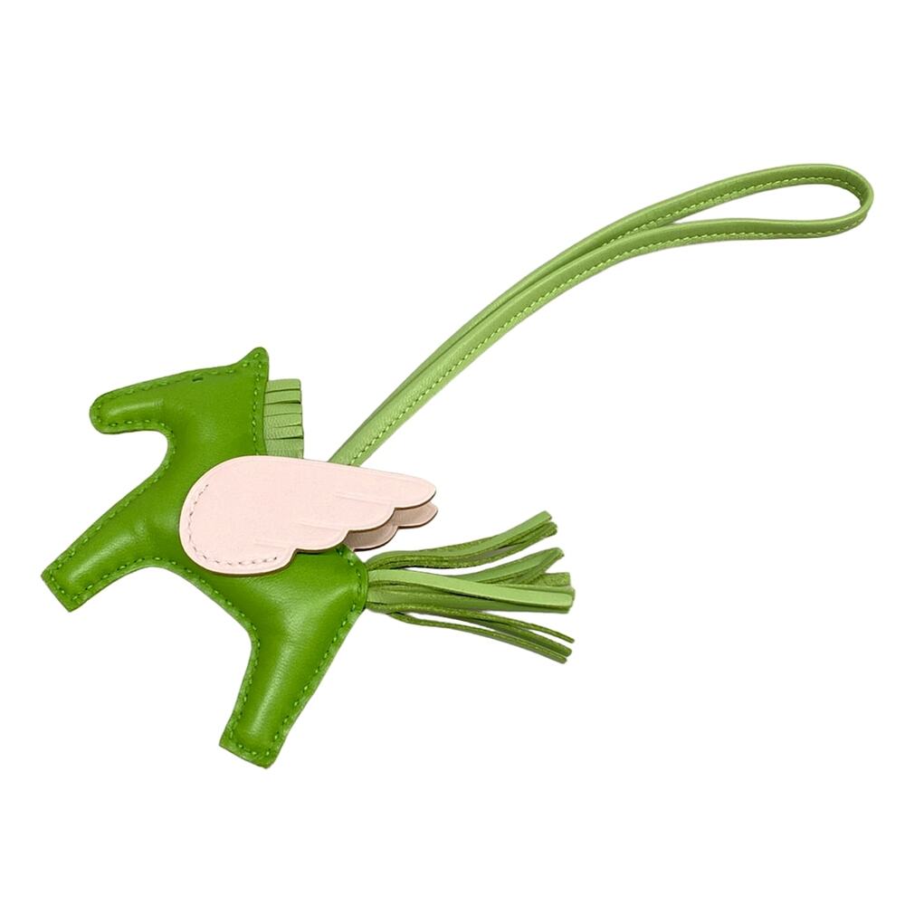 Hermès Rodeo Charm Pegasus PM Bag Charm Vert Yucca Vert Criquet Mauve Pale